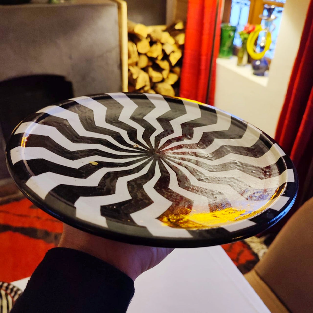 Fez Ceramic Fire Plate