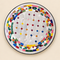 Round Moroccan Zellige Mosaic Table – Multicolour