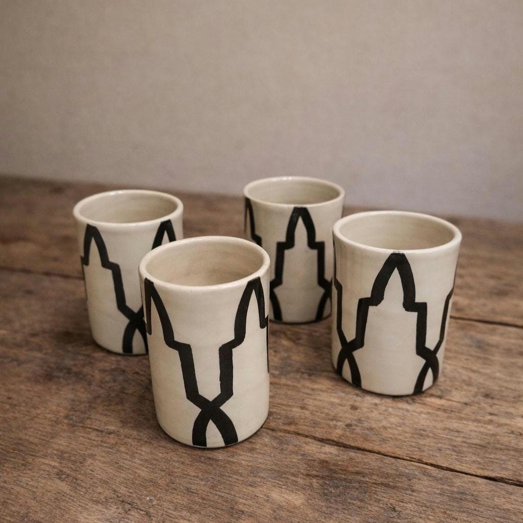 Espresso Coffee Cups — Set of 4