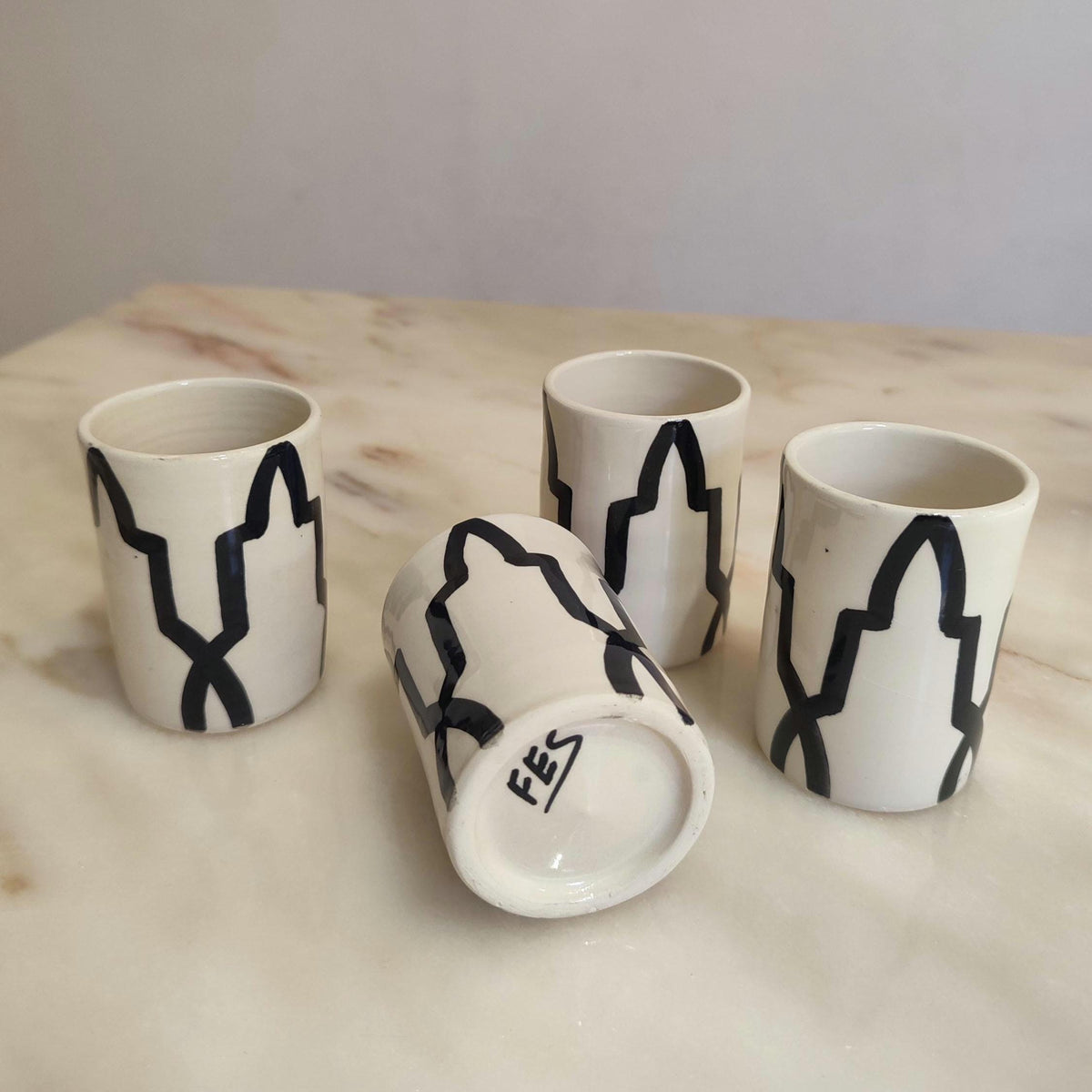 Espresso Coffee Cups — Set of 4