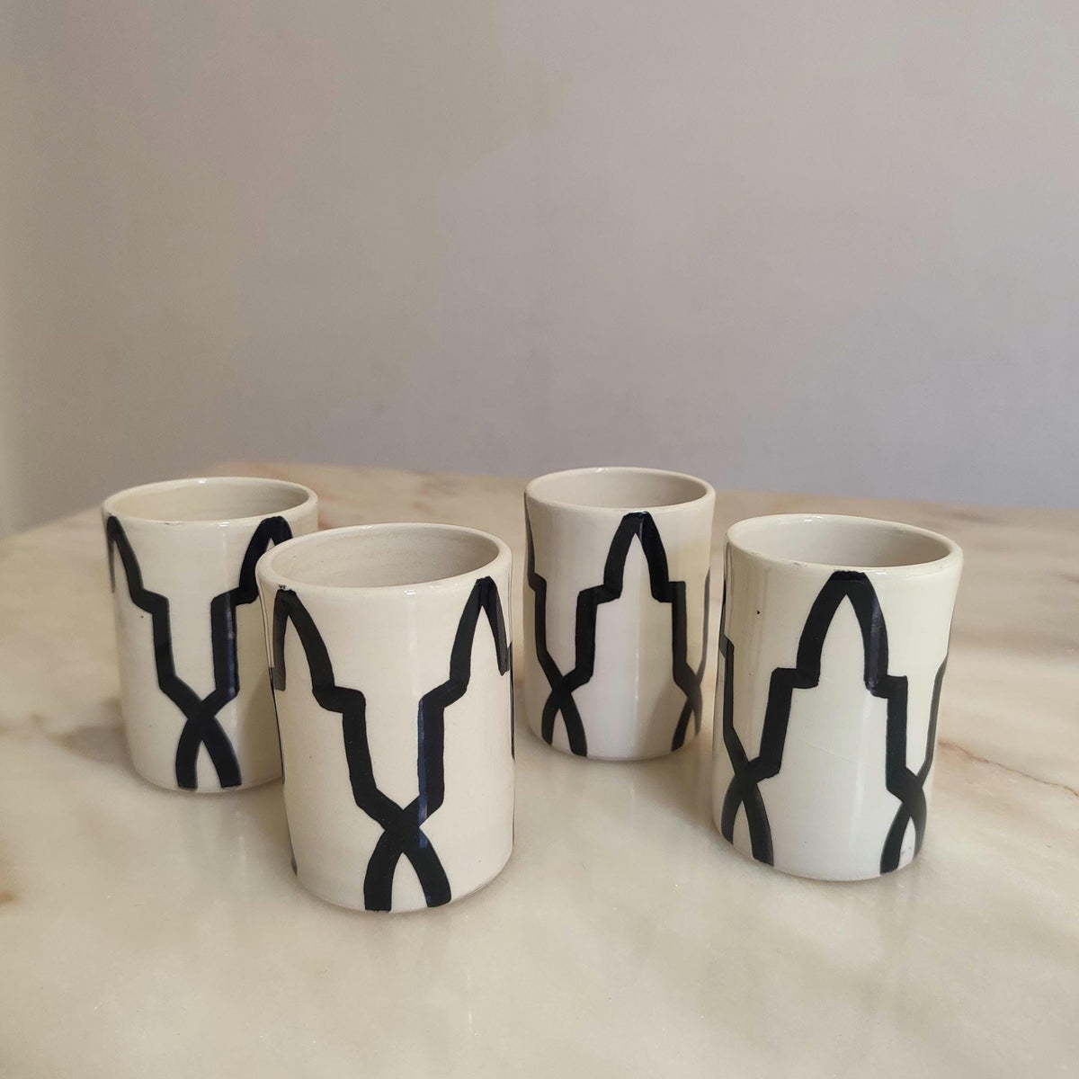 Espresso Coffee Cups — Set of 4