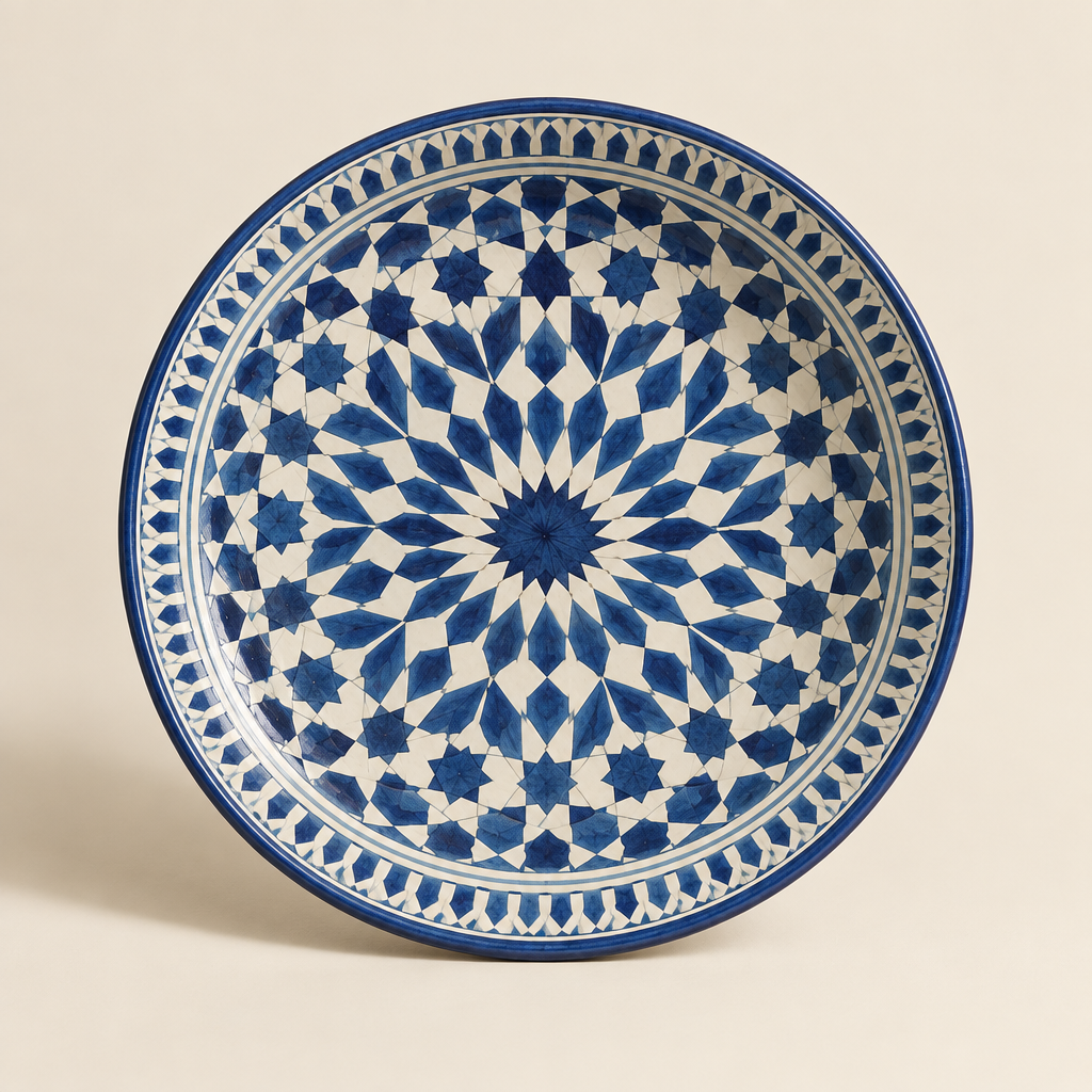 Large Zellige Serving Platter