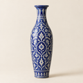 Tall Fez Ceramic Vase — Cobalt